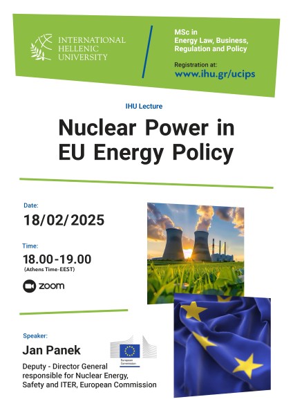 IHU Lecture: Nuclear Power in EU Energy Policy