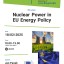 IHU Lecture: Nuclear Power in EU Energy Policy